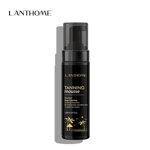 LANTHOME <span class=keywords><strong>Mousse</strong></span> Bronzante DHA Auto-bronzante Effet Hâle Intense Ultra-hydratante 120ml Traitement Bronzant Sans Soleil Corps à la Niacinamide et Peptides - Product Image 1