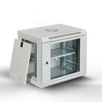 Armoire réseau murale de 19 pouces 6U 9U 12U en acier laminé à froid SPCC pour équipement informatique