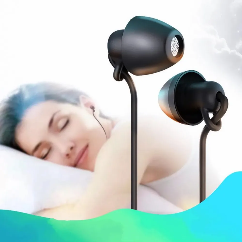 Earphone Tidur Universal Versi Standar, Headphone Mini Olahraga, Earplug In-Ear