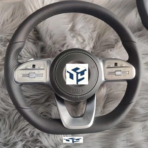 Volant en cuir <span class=keywords><strong>Mercedes</strong></span> <span class=keywords><strong>AMG</strong></span> cousu à la main pour <span class=keywords><strong>Mercedes</strong></span> <span class=keywords><strong>AMG</strong></span> GT <span class=keywords><strong>CL</strong></span> CLS CLA A E S C36 G63 C43 ML SL W204 W213 W211 W205 - Product Image 4