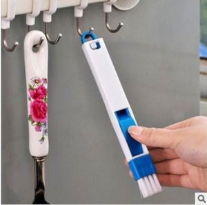 Brosse de nettoyage pour rainures de portes et fenêtres de cuisine et salle de bain avec pelle à poussière, brosse pour interstices, brosse pour clavier L0477 - Product Image 5