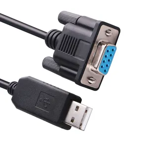 1,8 M 2-RXD 3-TXD Standard PL2303GT, USB RS232 zu DB9 Buchse Serielles Kabel