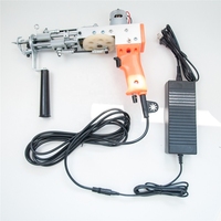 Pistolet à tufter AK-1 avec machine à fabriquer des tapis en poils coupés ou en boucles, couleur orange