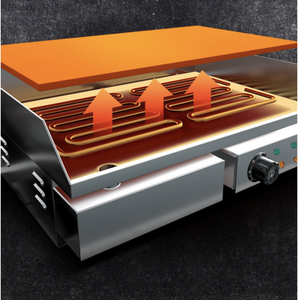 Demir plaka kalamar kızartma biftek makinesi demir plaka yakma ekipmanları ticari elektrikli düz kalbur masa üstü gaz kalbur - Product Image 3