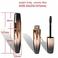 Semprotan Bulu Mata Private Custom Cover Girl Super Cerah dan Super Hitam Vegetarian Tahan Air Cairan Pewarna Mata 0.33oz