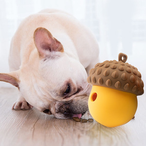 Jouets à mâcher pour chien en silicone écologiques, mignons, de luxe, en forme de noix, interactifs, amusants, confortables, pour un usage quotidien - Product Image 3