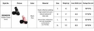 Calcetines para Perros con Suela de Látex Natural, Impermeables, Transpirables, Antideslizantes, con Correa Ajustable de Velcro, Tallas S, M, L, XL, Protección para Pisos Interiores - Product Image 6