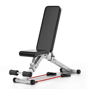 Banco de Pesas Metálico Plegable y Ajustable de Alta Resistencia, Hecho en China, para Entrenamiento en Gimnasio y en Casa - Product Image 1