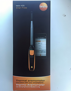 Anémomètre Testo 405i, Instrument Intelligent de Mesure du Volume d'Air par Sonde à Fil Chauffant, Détection de Vitesse d'Air dans les Conduites, En Stock - Product Image 5