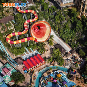 สนามเด็กเล่นสวนน้ำสวนน้ำกลางแจ้งอุปกรณ์เพื่อความบันเทิงแตรขนาดใหญ่เซอร์ไพรส์และน่าตื่นเต้น - Product Image 3