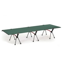 Lit pliant moderne en tissu Oxford pour l'extérieur, portable, réglable en hauteur, double usage, pour salon et parc