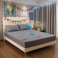 Protège-matelas en tissu polyester matelassé à ultrasons, imperméable, hypoallergénique, anti-acariens, taille et couleur personnalisées