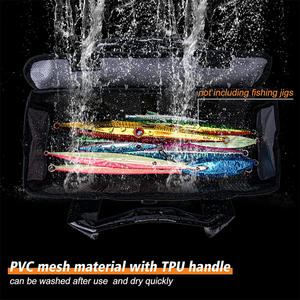 Jigs de pêche personnalisés en usine, eau salée, 60g-200g, avec hameçon d'assistance, sacs de rangement étanches pour jigs de pêche, kits de leurres de pêche - Product Image 5