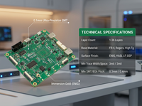 Module de commande de moteur pas à pas DC à double pont en H avec contrôle de vitesse PWM pour voiture intelligente, bras robotique, carte PCBA