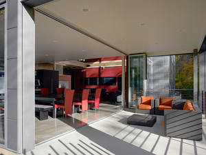 CBMMart Grande Villa Moderne Extérieur 8ft Bifold <span class=keywords><strong>Bi</strong></span> Porte Pliante Métal Porte Verre <span class=keywords><strong>À</strong></span> <span class=keywords><strong>Vendre</strong></span> - Product Image 4