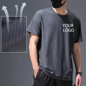 <b>Hot</b> Selling Custom Logo Compression Breathable Athletic Gym T Shirt Quick Dry Sport T-Shirts for Men - Product Image 1