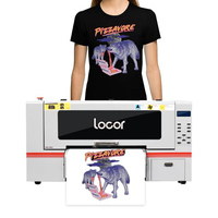 Plotter Textil Económico para Camisetas, Película PET A3 de 30cm, Impresora DTF sin Bordes con Horno y Agitador de Polvo, Cabezal Xp600