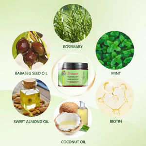 Disaar最佳迷迭香薄荷混纺强化头发面膜治疗深层营养损伤修复柔软光泽你的头发 - Product Image 5