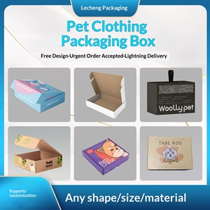 Cajas de Cartón Kraft y Corrugado Impresas Personalizadas para Ropa de Mascotas, para Comercio Electrónico Transfronterizo - Product Image 5
