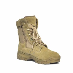 Bottes tactiques DF25 0625 personnalisées pour hommes, robustes, en daim, imperméables, pour le camping, toutes saisons, style camouflage, haute tige. - Product Image 1
