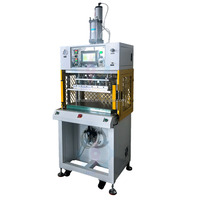 Machine de rivetage à chaud automatique pour panneaux de circuits imprimés (PCB) avec table coulissante, commande pneumatique et électronique, pour rivets à tête champignon