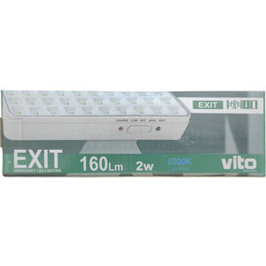 วีโต้ 2W 6400K โคมไฟ LED ฉุกเฉิน แสงเย็น 160 ลูเมน - Product Image 2