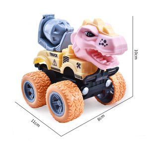 Voiture tout-terrain dinosaure à inertie pour enfants, jouet de cascades à rotation 360 degrés, jouet à friction pour garçons de 5 à 7 ans - Product Image 2