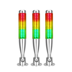 Feux indicateurs d'équipement, feux d'alarme tricolores monocouche pour équipement CNC, feux d'avertissement tricolores OJ-Q4 Oujie. - Product Image 3