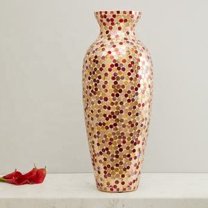 Mosaic Wedding <b>Glass</b> <b>Vase</b> - Product Image 1