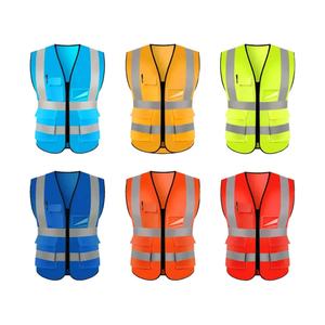 Customizable Security <b>Reflective</b> Safety Vest Polyester <b>Material</b> Polyurethane Radiation-Proof for Seguran Dry Featuring Logo - Product Image 1