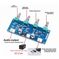 Carte de préamplification audio NE5532 Gold-A532 avec op-amp, carte de réglage de tonalité, carte de pré-amplification, carte de réglage, Chine