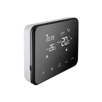 Termostato inteligente de calefacción/refrigeración programable inalámbrico E-top compatible con la aplicación tuya