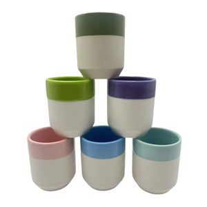 Tasses à thé en céramique émaillée au four, style rétro japonais, style Japandi, mug de café pour salon, table basse, pour cadeaux - Product Image 5