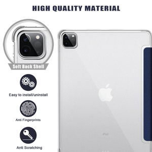 เคสแท็บเล็ตสำหรับ <span class=keywords><strong>iPad</strong></span> <span class=keywords><strong>Pro</strong></span> <span class=keywords><strong>12.9</strong></span>นิ้ว2022 \ 2021 \ 2020 <span class=keywords><strong>2018</strong></span>ขาตั้งพับสามทบแบบบางเฉียบ - Product Image 3