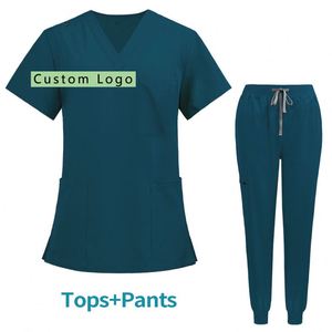 Quick Drying Hospital Uniform Scrubs Suit <b>Set</b> Hospital Medical <b>Doctor</b> Nurse Disposable Breathable Medical Scrubs <b>Sets</b> - Product Image 1