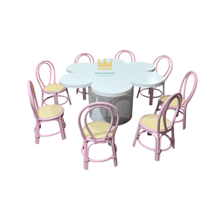 Sillas de Mimbre Hechas a Mano para Niños, Ideales para Fiestas de Cumpleaños, Muebles Infantiles de Mimbre Natural, Ligeros y Duraderos - Product Image 6