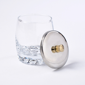 Bol en verre avec couvercle en acier inoxydable, récipient en acrylique cristallin pour poudre liquide, pour manucure - Product Image 3