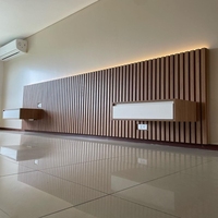Panel de Pared de PVC Minimalista de Venta Caliente, Diseño Personalizado para Sala de Estar, Dormitorio, Hotel, Decoración de Interiores