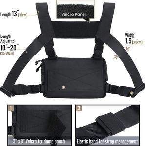 Échantillon Gratuit - Sac de Poitrine Tactique Unisexe avec Cadre Interne, Étanche, Style Japonais, pour Sports de Plein Air Toutes Saisons - Product Image 4