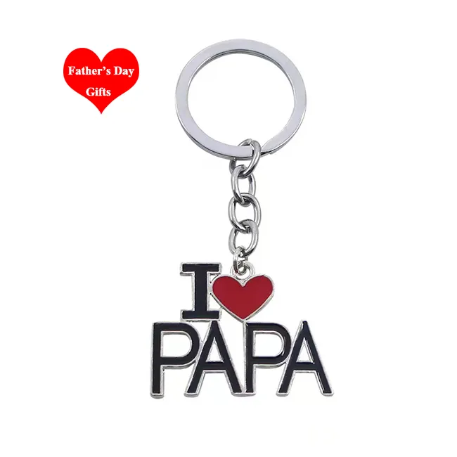 Portachiavi in acciaio inossidabile Logo personalizzato festa della mamma regalo per la festa del papà portachiavi portachiavi per ragazze