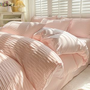2025 nouveau Simple coton lavé <span class=keywords><strong>de</strong></span> <span class=keywords><strong>haute</strong></span> <span class=keywords><strong>qualité</strong></span> pur coton Super doux couleur unie fil <span class=keywords><strong>de</strong></span> mousse <span class=keywords><strong>housse</strong></span> <span class=keywords><strong>de</strong></span> <span class=keywords><strong>couette</strong></span> - Product Image 4