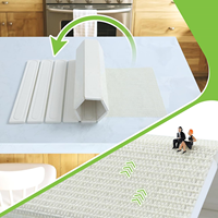 Tapis de séchage CC grand format antidérapant en pierre de diatomée absorbante, plateau de séchage CC pour comptoir de cuisine, salle de bain et évier