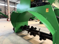 Retourneur de compost automoteur de type chenillé robuste, retourneur de paillis sur chenilles pour usine d'engrais organique à grande échelle