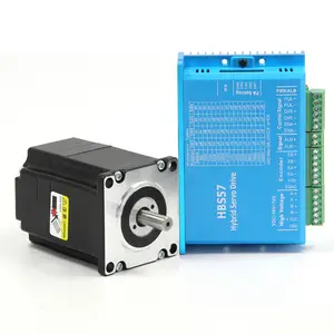 3 Kit CNC NEMA34 Closed Loop Motor 4.5N 8.5N 12N M 6A Lai Nema 34 HBS860H & 400W 60V DC Cung Cấp Điện