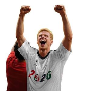 Camiseta Deportiva Personalizada con Transferencia Térmica para Fanáticos del Fútbol, Manga Corta, Cuello Redondo, para la Copa Mundial de Fútbol 2026, Color Personalizado - Product Image 5