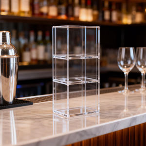 Support en acrylique transparent sur mesure fabriqué en Chine pour les outils utilisés dans les restaurants - Product Image 2