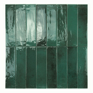 Piastrelle Rio Turchese 6x25 Cm Lucide con Bordi Irregolari Spessore 8 Mm - Product Image 1