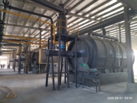 Equipo de Pirólisis para Procesar Residuos Sólidos y Obtener Carbono Negro y Combustible, para Caucho y Plástico, con Certificación CE