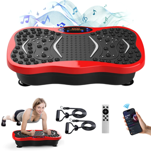 Plataforma Vibratoria Eléctrica RS Slim Body Shape <span class=keywords><strong>para</strong></span> Uso Doméstico, Máquina de <span class=keywords><strong>Ejercicio</strong></span> con 120 Niveles, Quema Grasa Fácil, Entrenamiento de Cuerpo Completo - Product Image 1