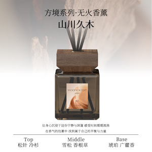 Square <b>Reed</b> <b>Diffuser</b> Set Liquid Air Freshener Sticks Home Fragrance Decor for Living Room Bedroom - Product Image 2